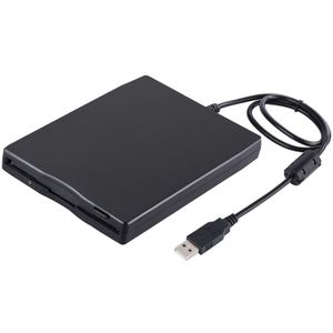 Usb Floppy Drive, 3.5 Inch Usb Externe Diskettestation 1.44 Mb Fdd Draagbare Usb Drive Plug En Play Voor Laptops Desktops