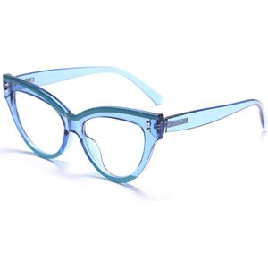 Mode Brillen Vrouwen TR90 Anti Blauw Computer Brillen Oversized Blauw Licht Blokkeren Punk Ronde Optische Brilmonturen