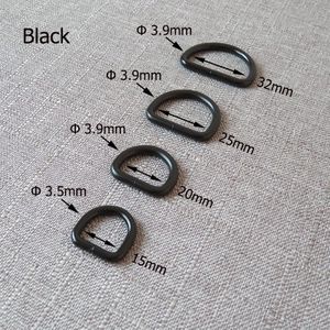 10 Pcs 15Mm 20Mm 25Mm 32Mm Sterke Metalen Gesp D O Ring Diy Tas Handtas halsband Leash Harness Kledingstuk Naaien Accessoire