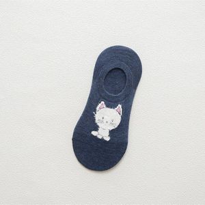 5 Paren/partij Zomer Korea Vrouwen Sokken Leuke Animal Ankle Comfort Sokken Katoen Onzichtbare Cartoon Meisje Sokken