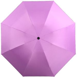 Brand Zwarte Coating Automatische Paraplu Reverse Mode Kleur 3 Vouwen Sunny Omgekeerde Auto Paraplu Regen Vrouwen Mannen
