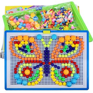 Puzzel Vroege Onderwijs Diy Ban Insert 296 Graan Paddestoel Nagel Inserts Kinderspeelgoed Clever Puzzel Nail Puzzel