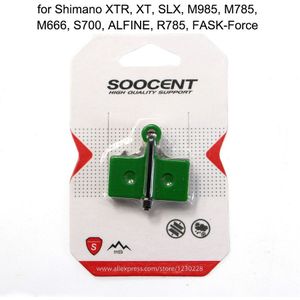 2 Pairs Hars MTB Fiets Remblokken voor Shimano XTR XT SLX M985 M785 M666 S700 ALFINE R785 FASK- force Mountainbike Schijfrem