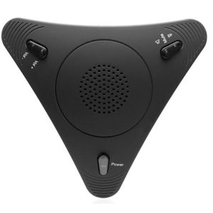 USB Desktop Computer Microfoon, Mute Knop met LED Indicator, Omnidirectionele Condensator Microfoon Conferentie Speaker