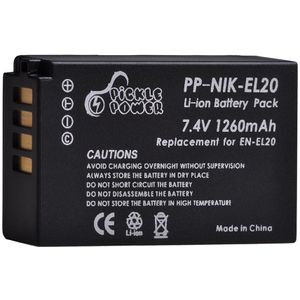 2Pcs EN-EL20 En EL20 En EL20a Batterij Voor Nikon Coolpix P1000 Nikon1 J1 J2 J3 Nikon1 AW1