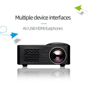 814 Mini Micro Draagbare Home Entertainment Projector Ondersteunt 1080P 4K Hd Mobiele Telefoon Verbinding Projector