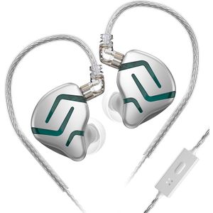 Kz Zes Elektrostatische 12Mm Dynamische Drive Oortelefoon Hybrid Drive Hifi Muziek Sport Game Headsets Micphones Kz Edx Zsn Zex pro DQ6S