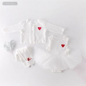 Baby Meisje Kleding Pasgeboren Baby Kleding Set Baby Vest + Baby Jurk 2 stks/set Meisje Jurk 1st Verjaardag Jurk voor Baby Meisje