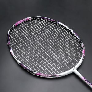 Camouflage Full Carbon Fiber 4U 82G Badminton Rackets Strung 3 Kleuren G5 Professionele Licht Gewicht Racket Sport Met Zakken