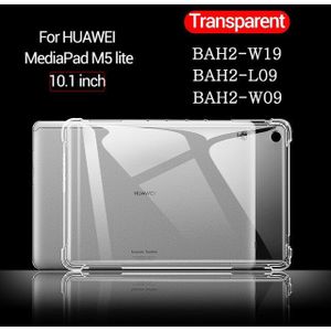 Schokbestendig Siliconen Case Voor Huawei Mediapad M5 Lite 10.1 BAH2-W09/L09/W19 Transparante Rubber Cover Flexibele Bumper