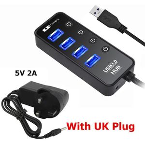 USB 3.0 HUB Multi USB Splitter 7 USB3.0 Poort met USB Telefoon Charge Port voor MacBook Air Pro PC Computer accessoires USB HUB 3.0