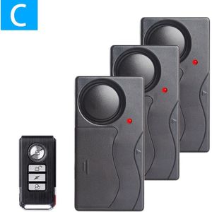Home Security Draadloze Afstandsbediening Trillingen Motorcycle Bike Deur Window Detector Inbraakalarm