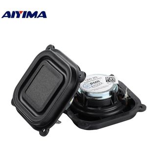 Aiyima 2 Stuks 2.5 Inch Full Range Audio Speaker 8 Ohm 12W Home Theater Hifi Luidspreker Ultra-Dunne neodymium Draagbare Luidspreker
