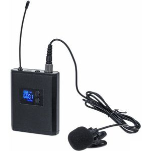 Tzt Uhf Draadloze Microfoon Systeem Headset/Revers Mini Microfoon Met Ontvanger Bodypack Zender