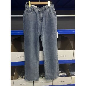 Syiwidii Wijde Pijpen Jeans Voor Vrouwen Bodem Baggy Denim Broek Hoge Taille Volledige Lengte Kleding Broek Vintage Streetwear