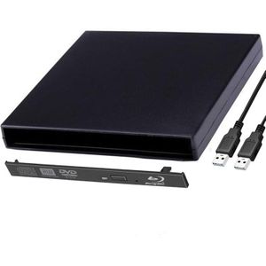 12.7Mm Usb 2.0 Externe Optische Drive Doos Externe Case Blu-ray Cd Dvd-Rom Dvd Rw Naar Ide Harde schijf Caddy Adapter
