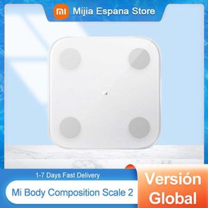 Xiaomi Lichaamssamenstelling Schaal Smart Bmi Lichaamsvet Schaal Led Digitale Badkamer Weegschaal Balance Analyzer App Controle