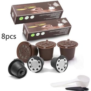 Herbruikbare Compatibel Capsule Voor Nespresso Machine Hervulbare Filter Essenza, Essenza Krups, U, Umilk, citiz Lattissima +