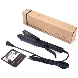 Stijltang 2 In 1 Haar Krultang Temperatuur Aanpassing Keramische Toermalijn Flat Iron Breed Panel Hair Curler Voor Vrouwen Meisjes