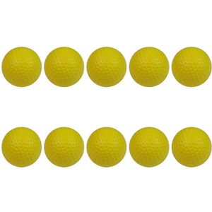 10 Stuks Praktijk Golfbal Pu Kuiltjes Elastische Training Golfbal Soft Foam Golfbal Lichtgewicht Indoor Praktijk Bal