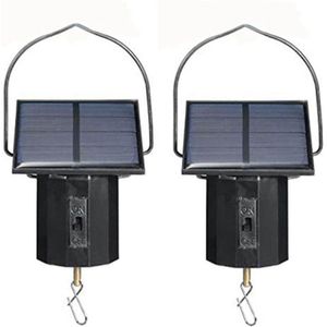 Solar Opknoping Display Motor Roterende Kleine Motor Zonne-energie Wind Spinner Motor Multi-Doeleinden Draaibare Haak 2 Stuks