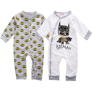 Baby Baby Meisjes Jongens Rompertjes Cartoon Print Lange Mouwen Single Breasted Jumpsuits Kleding