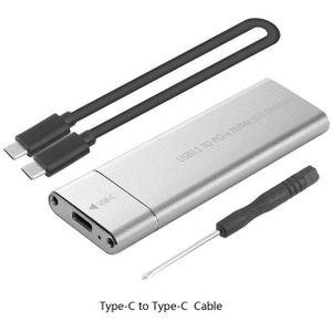 10Gbps USB 3.1 Gen2 om M.2 NVME NGFF PCIe SSD Behuizing NVME M-om Type C Effen state Drive Adapter Case Voor NVMe m2 SSD 2280