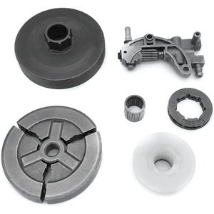 Clutch Tandwiel Velg Drum Voor Chinese 4500 5200 5800 45Cc 52Cc 58Cc Oliepomp Wormwiel Bearing Kit Kettingzaag