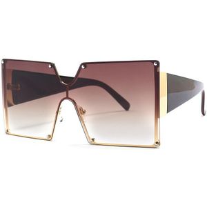 Lage Prijs Zonnebril Vrouwen Oversized Vintage Shades Zonnebril Vierkante Vrouwelijke Dame Zonnebril UV400