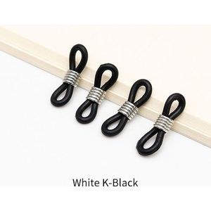 100Pcs Plastic Siliconen Bril Chain Connection Glazen Keten Antislip Rubber Ring Strap Extension Lente Diy Brillen Touw