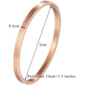 Mooie Blister Grafische Armband & Armband Voor Kinderen En Vrouwen Rvs Goud Rose Goud Zilver Kleur Bangle Sieraden