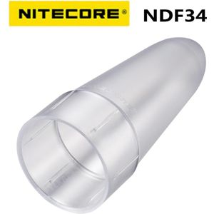 Nitecore NDF34 Doorschijnend Wit Diffuser Kegel Verkeer Wand Tip Voor Lanterna Lamp Zaklamp Accessoires