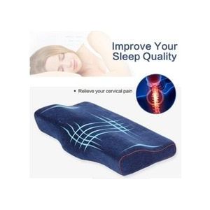 Comfortabele Memory Foam Kussen Nek Massage Ergonomische Curve Cervicale Orthopedische Hals Bed Slapen Hoofd Kussen Kussen