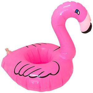 Luchtbedden Voor Cup Opblaasbare Flamingo Drankjes Bekerhouder Zwembad Drijft Bar Onderzetters Floatation Apparaten Roze
