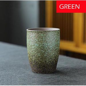 Vintage 150Ml Japanse Stijl Handgemaakte Ruw Aardewerk Mok Drinkware Huishoudelijke Aardewerk Cup Enkele Aardewerk Thee Cups Theewaar