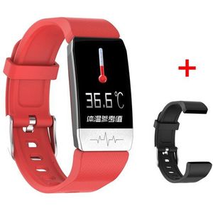 T1 Smart Armband Thermometer Lichaamstemperatuur Meting Gezondheid Hartslag Slimme Band Horloge Waterdicht Fitness Tracker