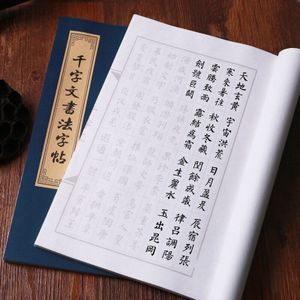 Duizend-Karakter Klassieke Leren Snel Trace de Schrift Kalligrafie Chinese Karakter Praktijk Kleine Rregular Script