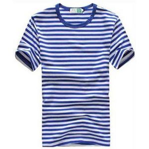 Iмnikeс Mannen T-shirt Korte Mouwen Slim Fit Gestreepte Tops Heren Sailor Gestreept Overhemd Mannelijke T-shirt Tee Plus size Tshirt
