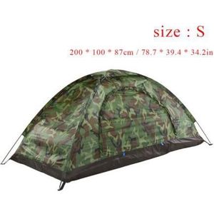 1.2KG 2 Persoon Tent Ultra Licht Enkele Laag Waterdicht Camping Tent PU1000mm Met Rugzak Wandelen