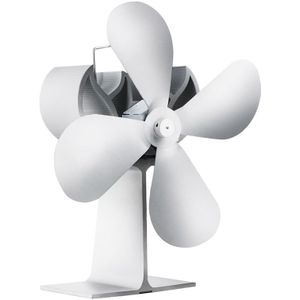 4 Blade Warmte Aangedreven Houtkachel Fan voor Log Hout Brander/Haard Eco Fan