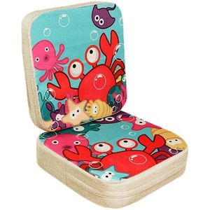 2 Pcs Baby Eetkamerstoel Kussen Kids Verhoogde Stoel Pad Verstelbare Kinderstoel Stoel Verhogingskussen Zitje Stoel Voor Baby