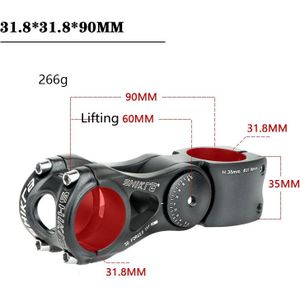 Shikra S-DK01 Mountainbike Verstelbare Stuurpen 31.8X28.6Mm Aluminium 90/110/145Mm Verhooging Stengels eieio Fiets Onderdelen