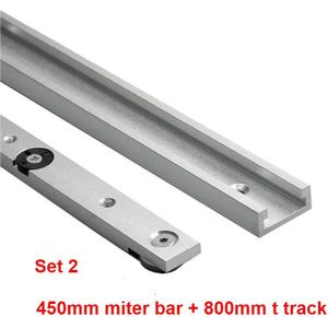 300-450-850 - 880mm aluminium rail miter bar slider tafel zag gauge rod  mijter gauge houtbewerking tool - size- 450mm - Klusspullen kopen? |  Laagste prijs online | beslist.nl