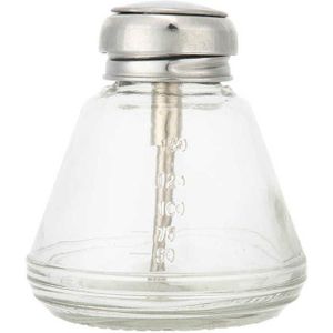 80/150Ml Glas Nail Art Pomp Dispenser Cleaner Fles Vloeibare Alcohol Fles Telefoon Scherm Reparatie Remover Cleaner Fles dispenser