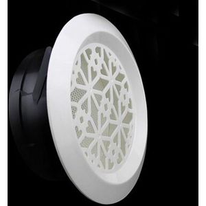 100mm Ronde Muur Ontluchter Bull Neus Badkamer Extractor Outlet Grille Lamellen Muur Plafond Mount Air Vent Cover Outlet Uitlaat Gr