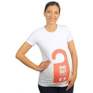 WelcomeBaby Mummie's Baby Moederschap T-Shirt niet Storen Wit