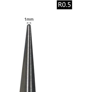 6 Mm * 70L, 1 Pcs, Taper Radiusfrees, cnc Kegel Frees, Vhm Tool, Houtbewerking Router Bit