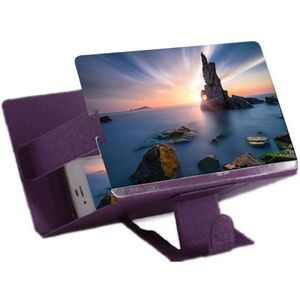 Universele Mobiele Telefoon Screen Vergrootglas 3D Vergroter Vergrootglas Video Versterker Projector Beugel Desktop Holder Stand Voor Telefoon