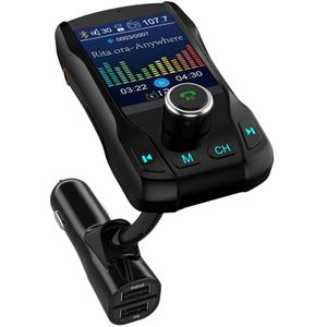 Universele Automotive Elektronica Draadloze Auto Bluetooth Fm-zender MP3 Speler Car Kit Adapter Dual Usb Charger