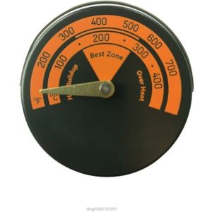 Magnetische Haard Ventilator Kachel Thermometer Voor Log Hout Brander Barbecue Oven Temperatuurmeter Meter O13 20